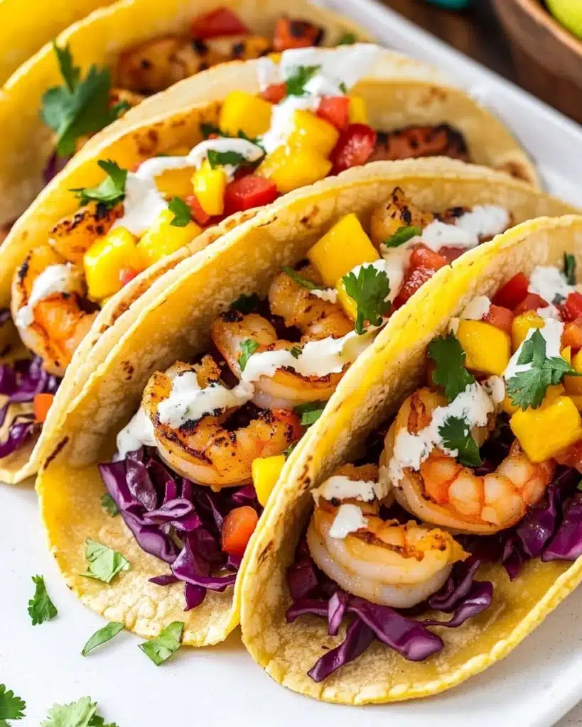 Shrimp Tacos with Mango Salsa Recipe