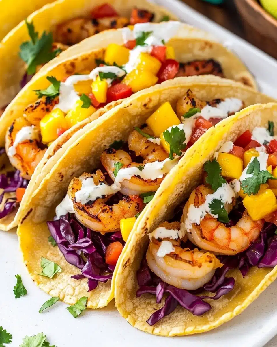 Shrimp Tacos with Mango Salsa Recipe