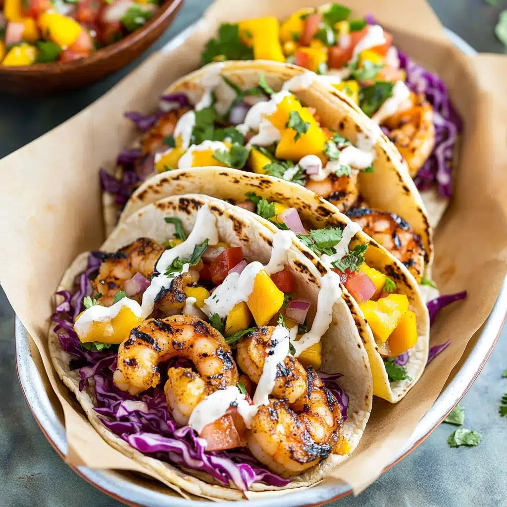 Shrimp Tacos with Mango Salsa Recipe - Recipe Image