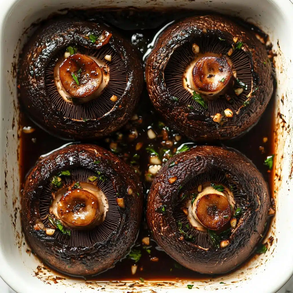 Portobello Steaks with Avocado Chimichurri Recipe - Recipe Image