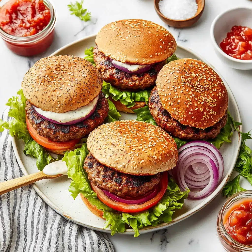 Air Fryer Turkey Burgers Recipe - Recipe Image