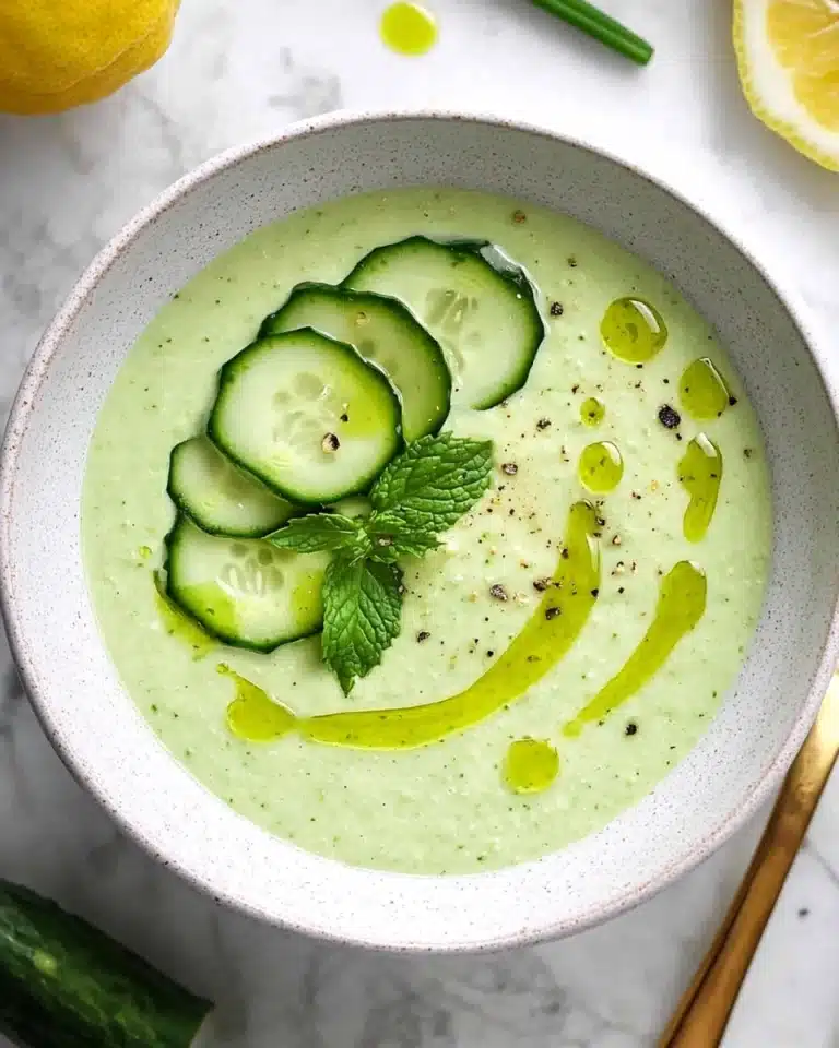 Cold Cucumber Soup Recipe
