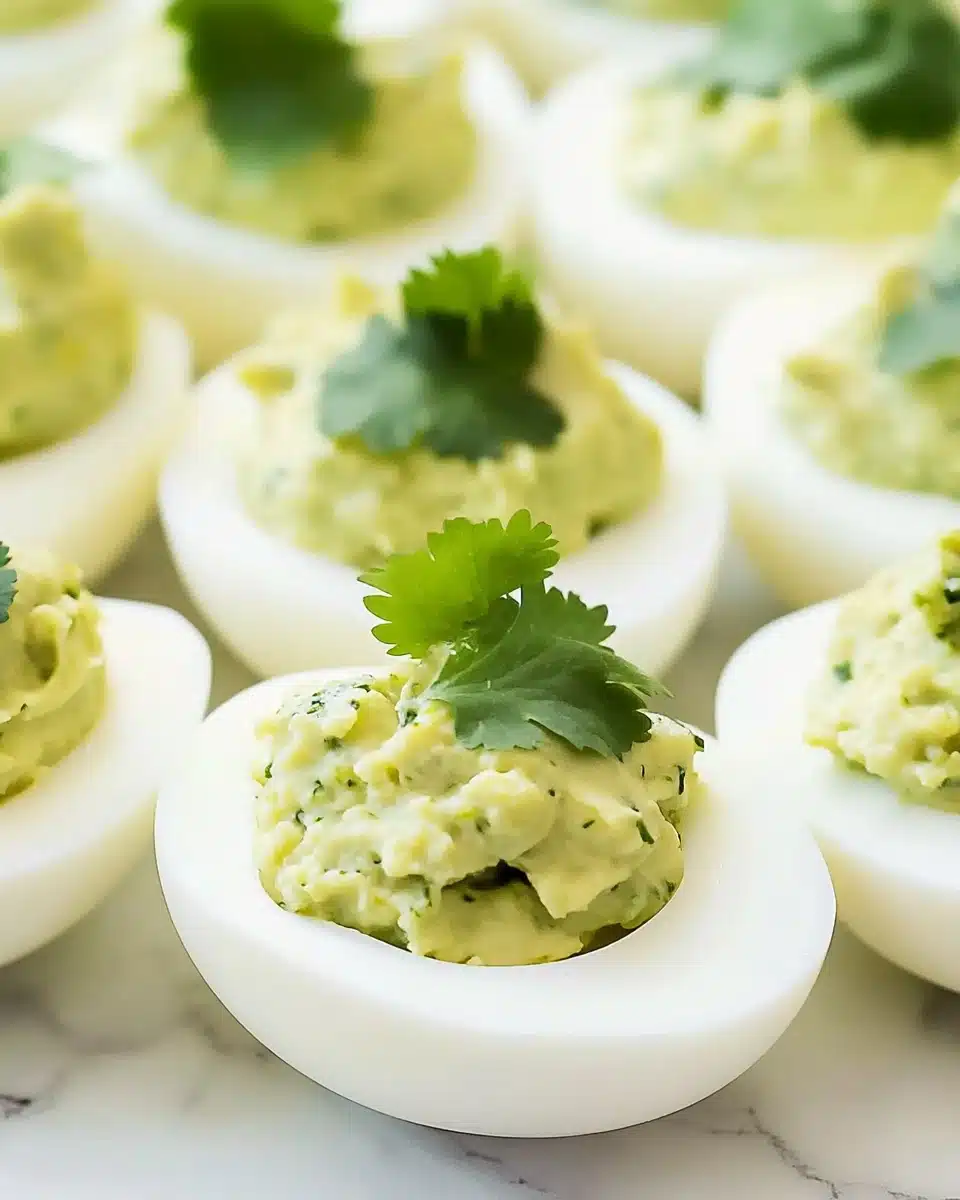 Avocado Deviled Eggs Recipe