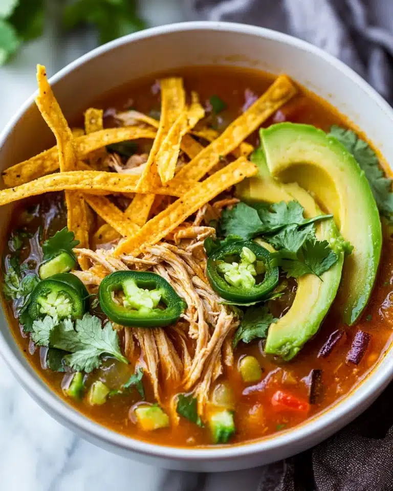 Chicken Tortilla Soup Recipe (Instant Pot) Recipe