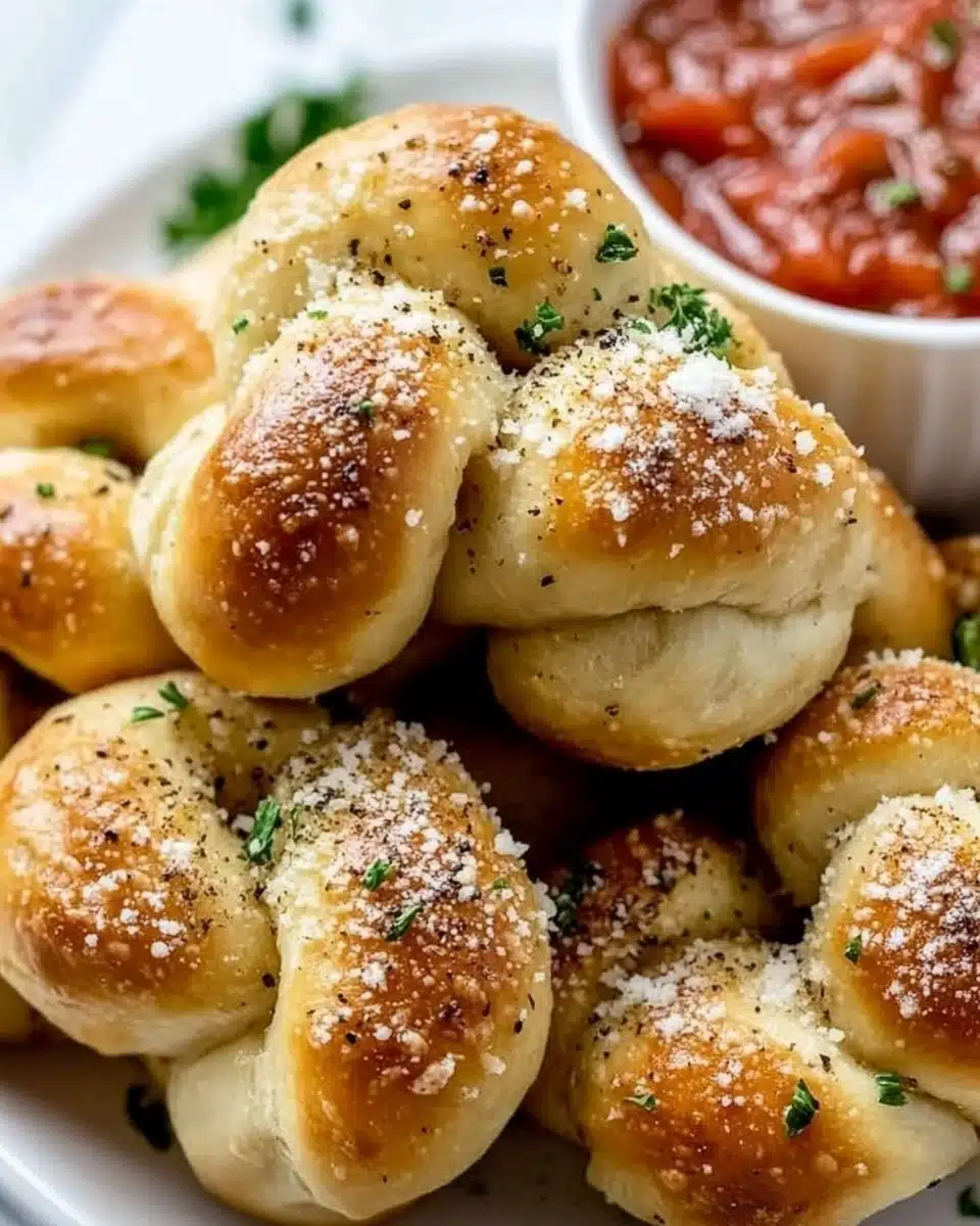 Homemade Garlic Knots Recipe