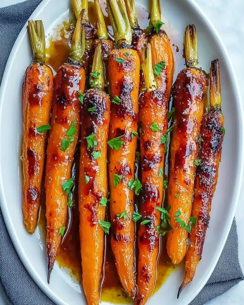 Maple Dijon Roasted Carrots Recipe