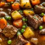 Vegetable Beef Soup (Fall apart beef!) Recipe