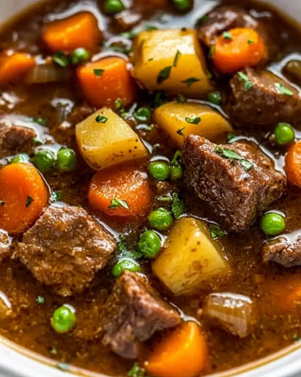 Vegetable Beef Soup (Fall apart beef!) Recipe