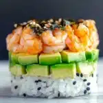 Spicy Shrimp Sushi Stacks Recipe