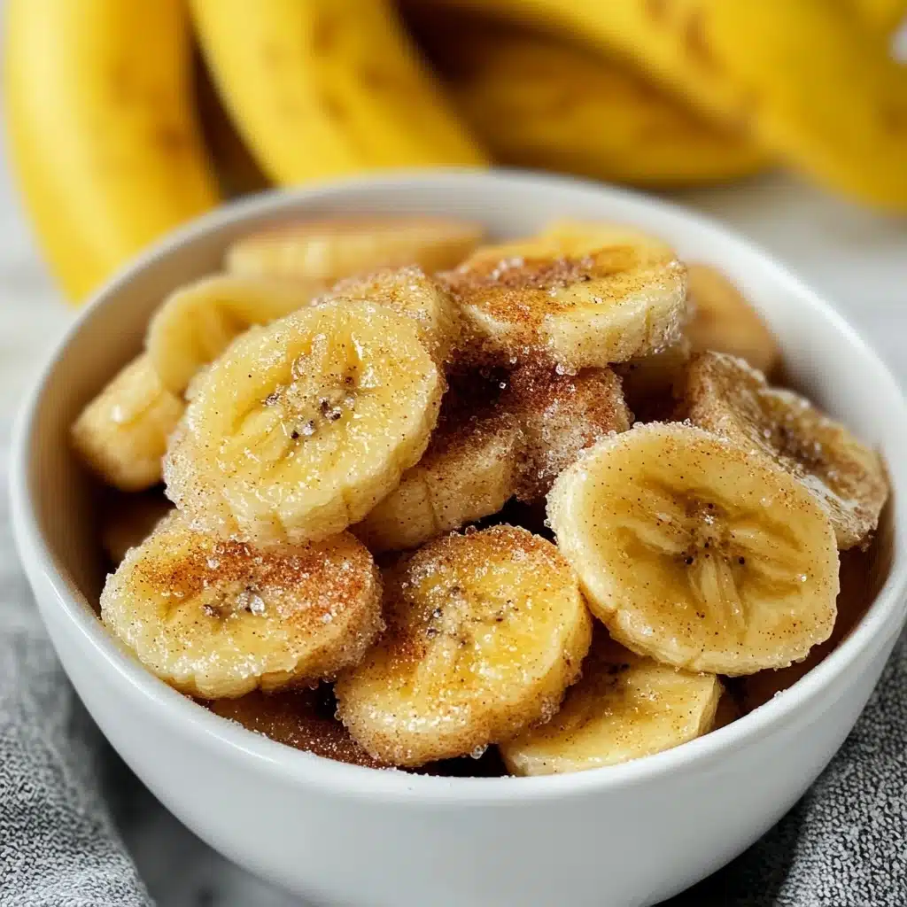 Cinnamon-Sugar Air Fryer Banana Chips Recipe - Recipe Image