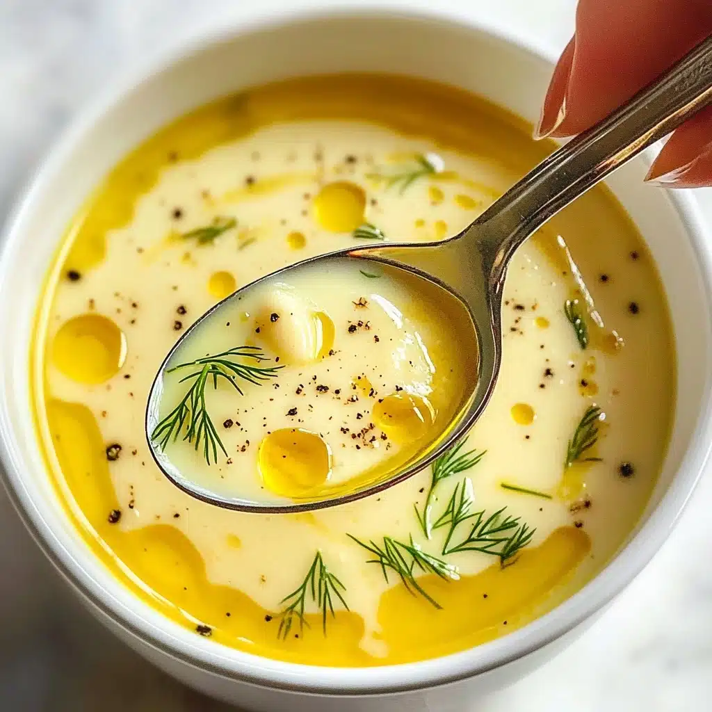 Easy Avgolemono Soup Recipe - Recipe Image
