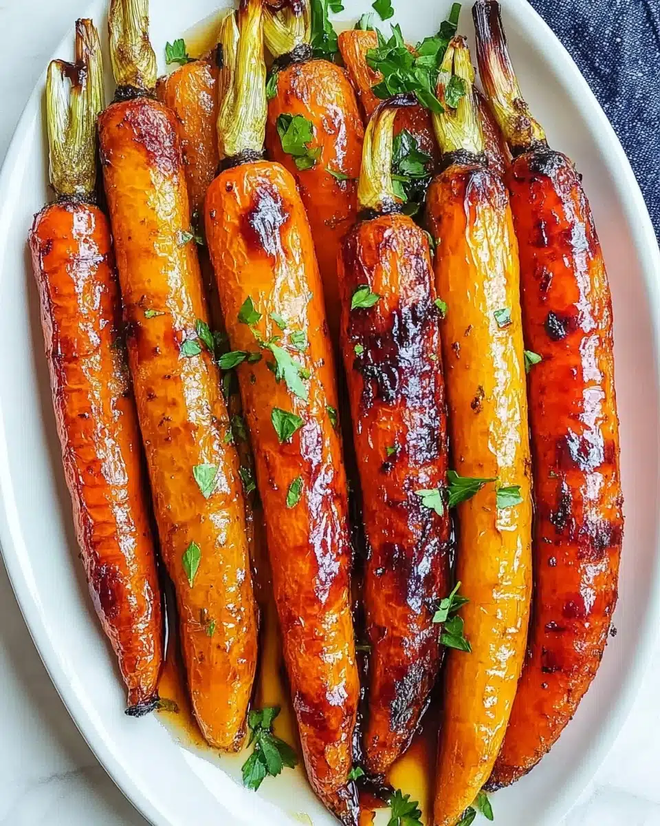 Maple Dijon Roasted Carrots Recipe - Recipe Image