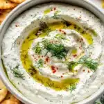 Roasted Garlic Whipped Feta Dip Recipe
