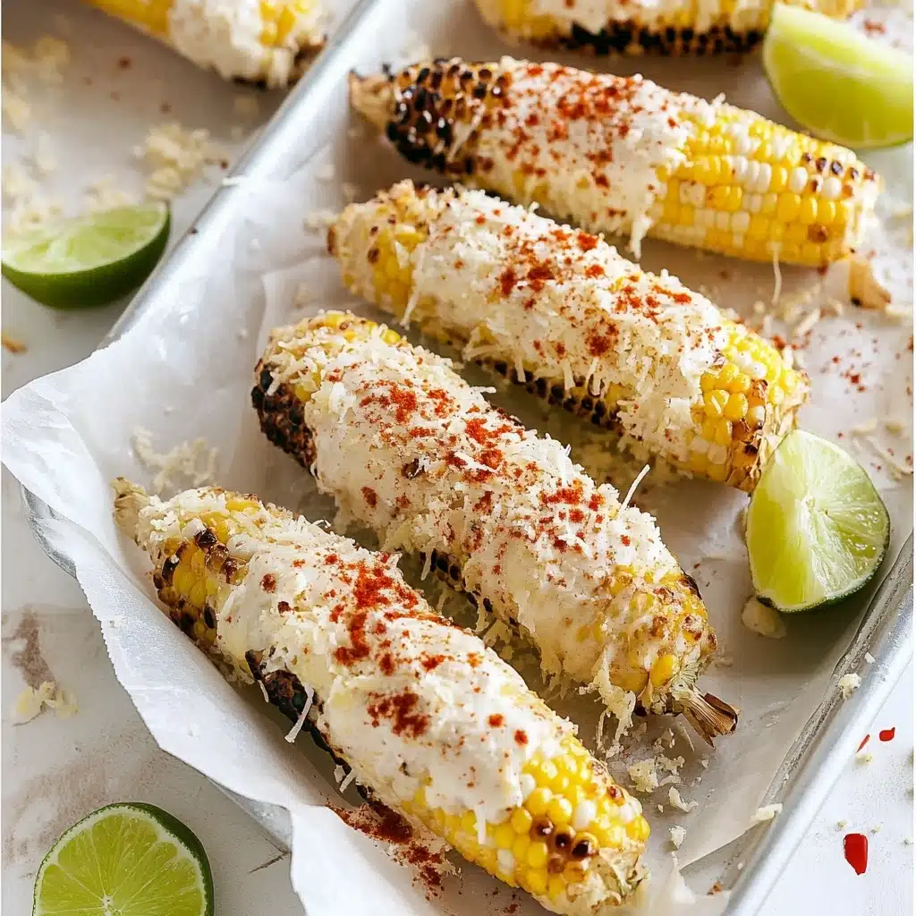 Grilled Mexican Corn with Chipotle Adobo Sauce Recipe - Recipe Image