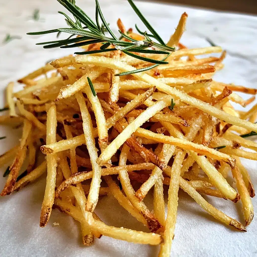 Rosemary Straw Potatoes with Lemon Salt Recipe - Recipe Image