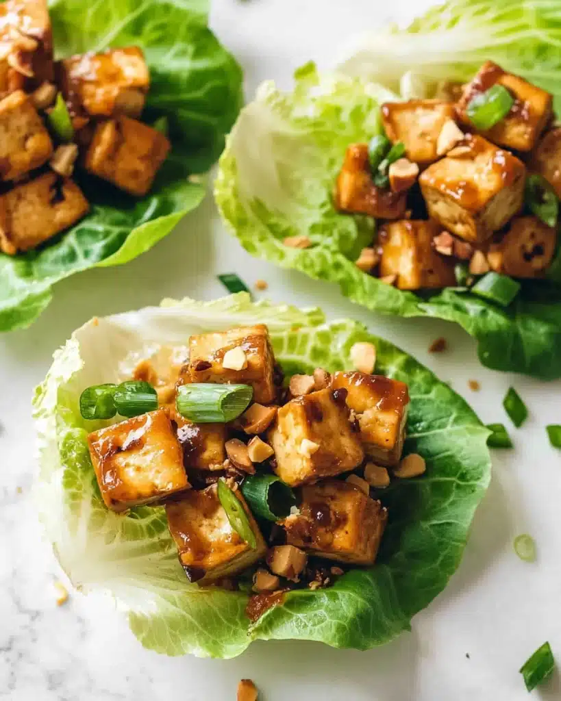 Firecracker Vegan Lettuce Wraps Recipe