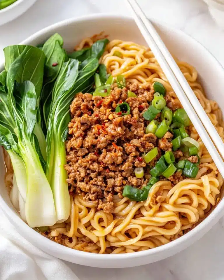Dan Dan Noodles (Dan Dan Mian) Recipe