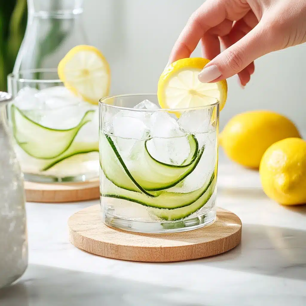 Hydrating Cucumber Lemon Water Recipe - Recipe Image