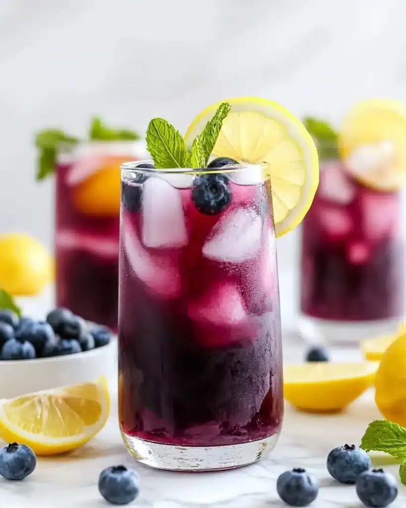 Blueberry Basil Lemonade Recipe