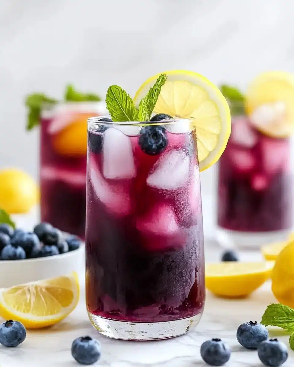 Blueberry Basil Lemonade Recipe