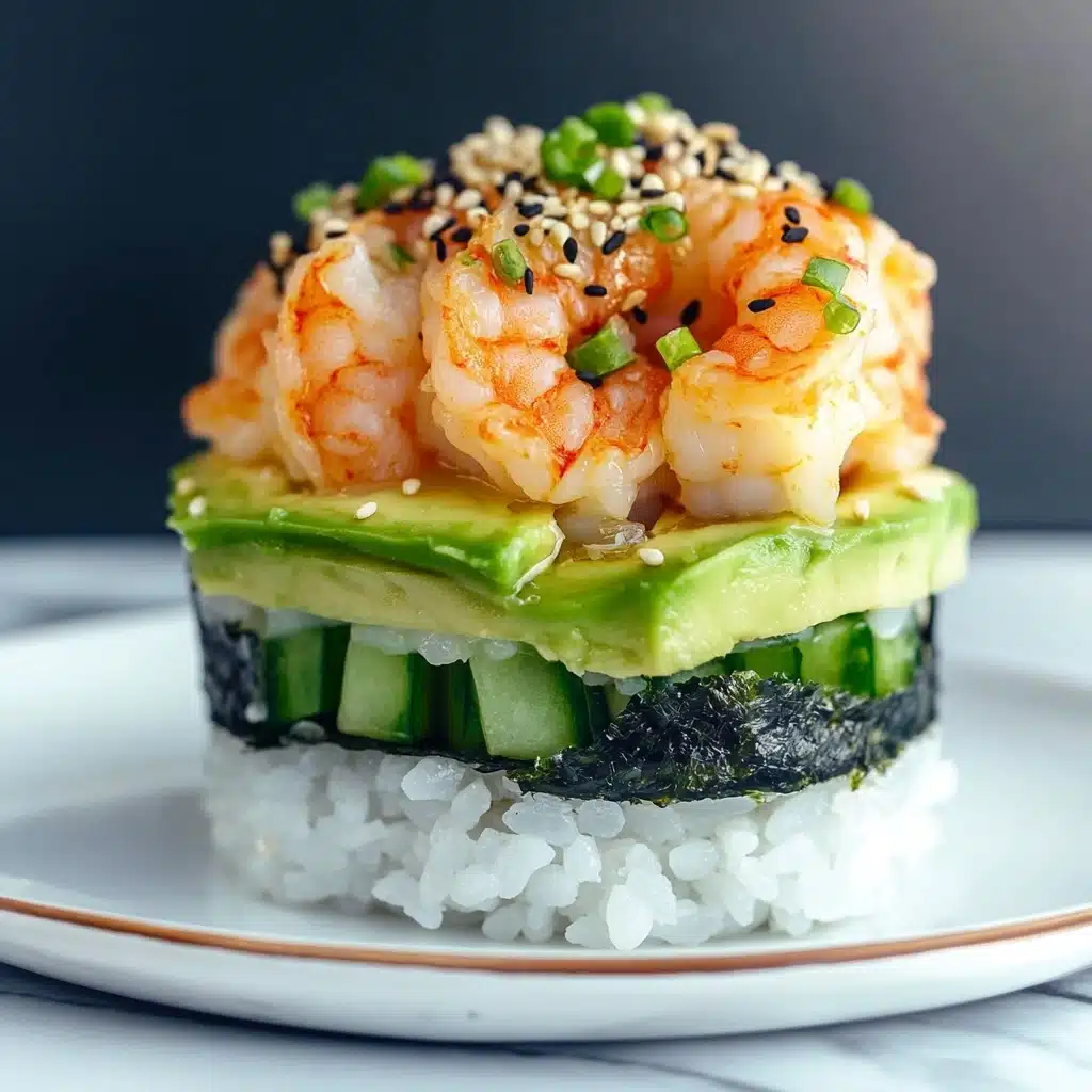 Spicy Shrimp Sushi Stacks Recipe - Recipe Image
