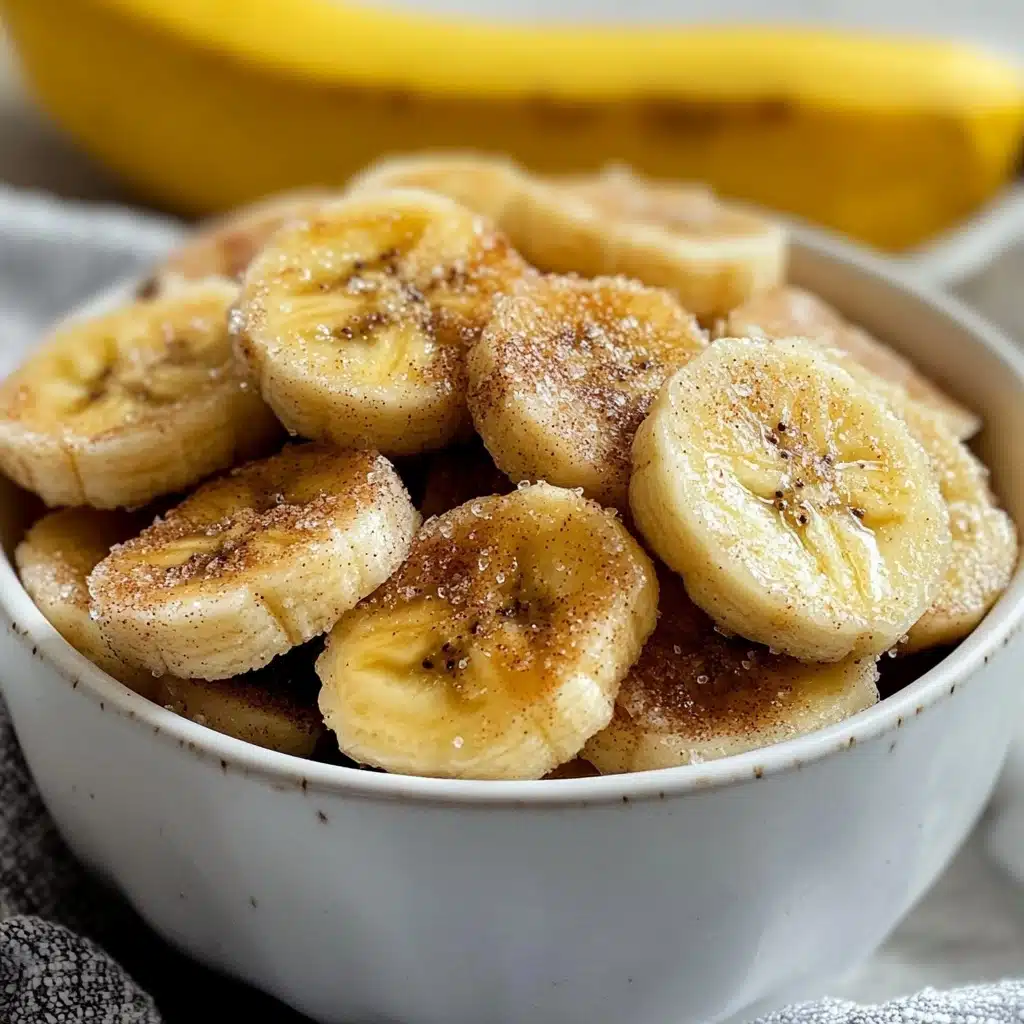 Cinnamon-Sugar Air Fryer Banana Chips Recipe - Recipe Image