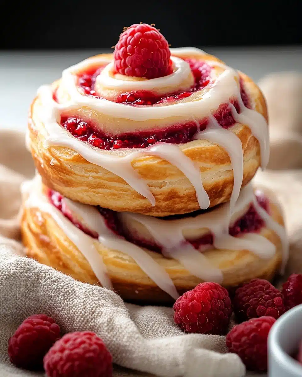Raspberry Cinnamon Rolls Recipe