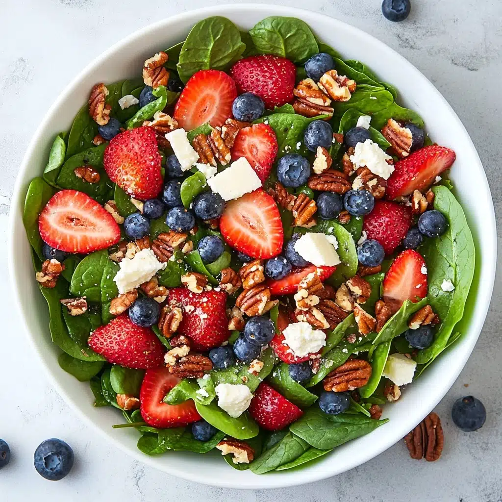 Berry Spinach Salad Recipe - Recipe Image
