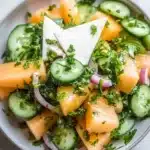Cantaloupe and Cucumber Salad Recipe