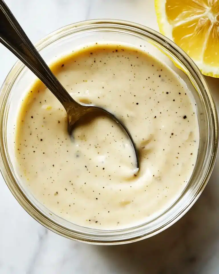 Homemade Caesar Salad Dressing Recipe