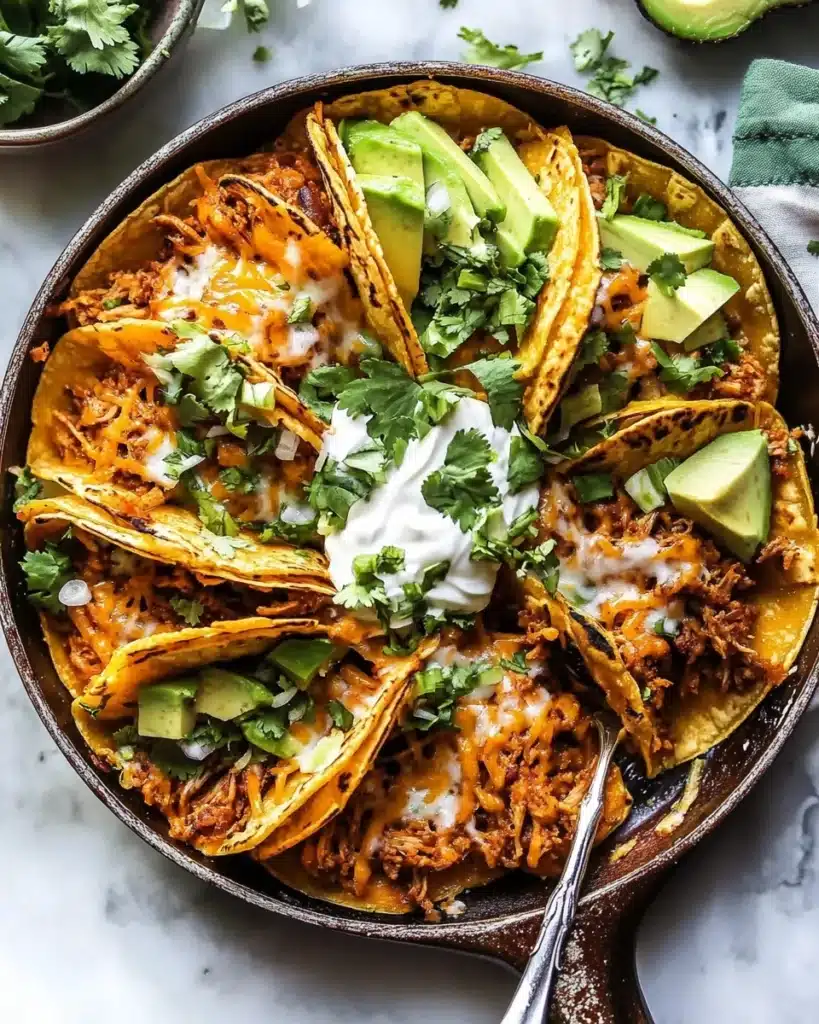 Twice Baked Crispy Cheesy Taco Rice Casserole Recipe