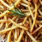 Rosemary Straw Potatoes with Lemon Salt Recipe