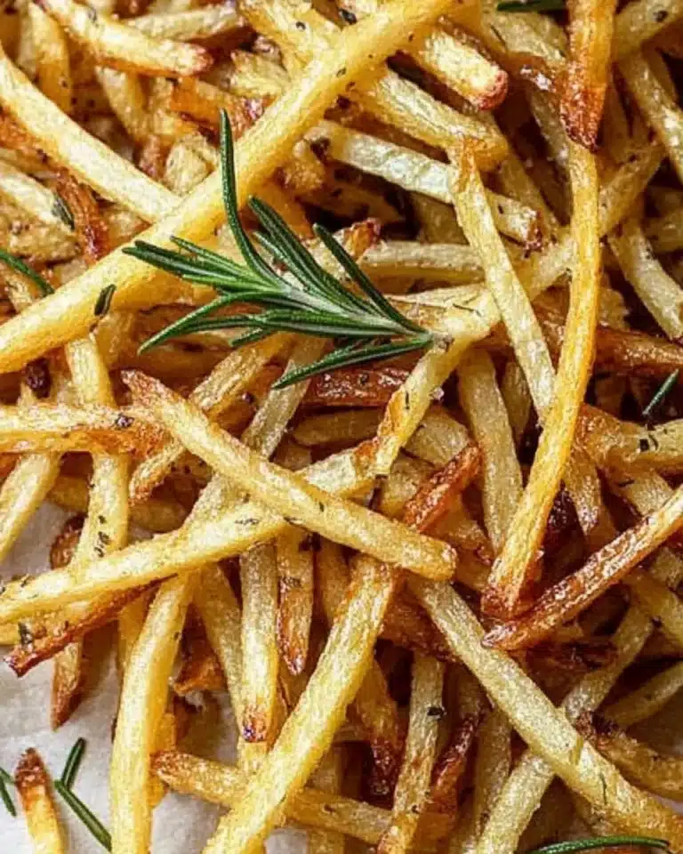 Rosemary Straw Potatoes with Lemon Salt Recipe