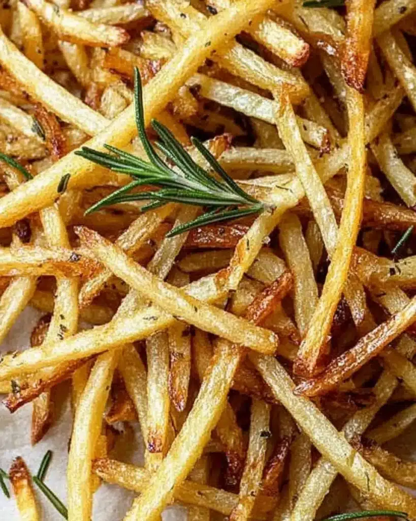 Rosemary Straw Potatoes with Lemon Salt Recipe