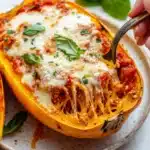Chicken Parmesan Stuffed Spaghetti Squash Recipe