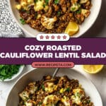 Warm Lentil Salad with Cauliflower Recipe