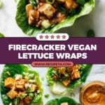 Firecracker Vegan Lettuce Wraps Recipe