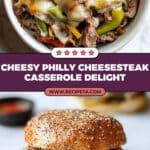 Philly Cheesesteak Casserole Recipe