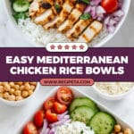 Mediterranean Chicken & Rice Bowls Recipe