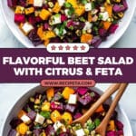 Orange Beet Salad with Pistachios and Feta Recipe