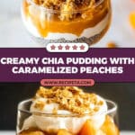 Peaches Pudding with Chia Seeds Recipe