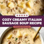 Creamy Italian Sausage Soup Recipe