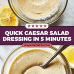 Homemade Caesar Salad Dressing Recipe