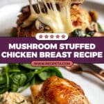 Mushroom Stuffed Chicken Breast Recipe