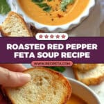 Roasted Red Pepper Feta Soup Recipe