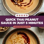 Easy Thai Satay Peanut Sauce Recipe