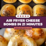 Air Fryer Cheese Bombs Recipe