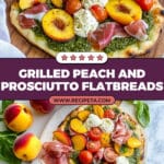 Grilled Peach and Prosciutto Flatbreads Recipe