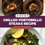 Portobello Steaks with Avocado Chimichurri Recipe