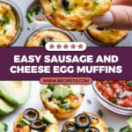 Sausage and Cheese Breakfast Egg Muins Recipe